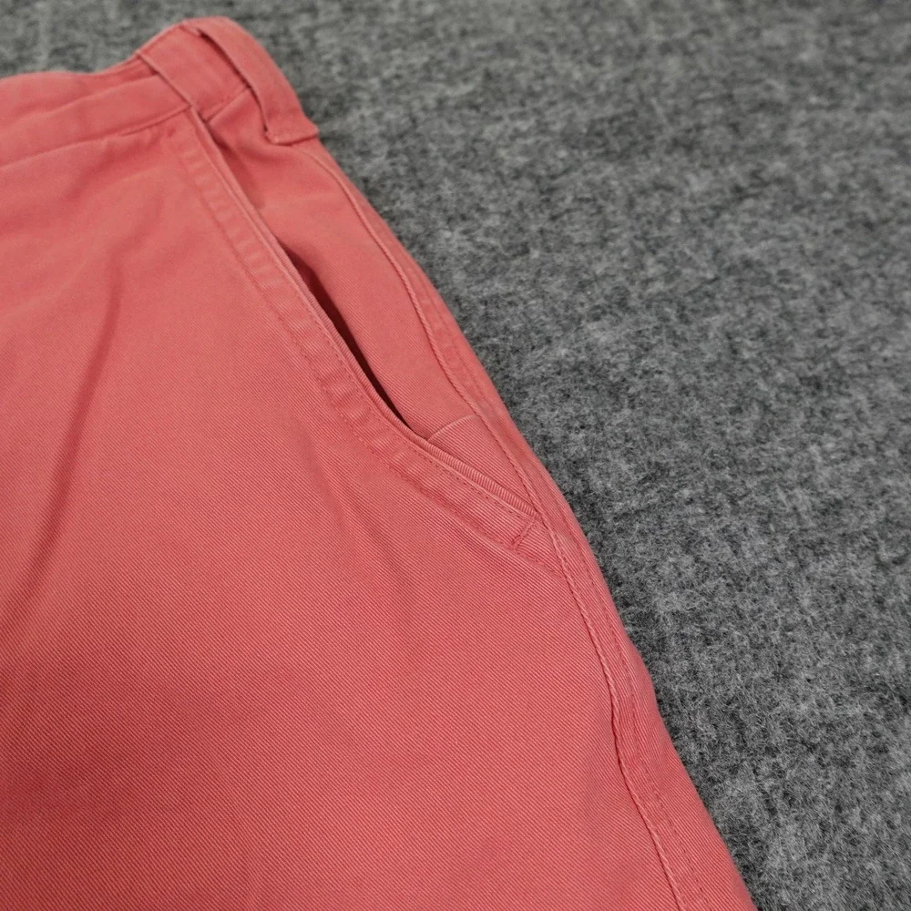 The Territory Ahead Mission‎ Comfort Chino Shorts Mens 36 Coral Hidden Elastic